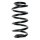 Suspension spring set front coil spring 269mm SPIDAN for AUDI A4 B6