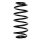 Fahrwerksfeder-Set hinten Schraubenfeder 312mm SPIDAN für TOYOTA YARIS VERSO