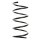 Suspension spring set front coil spring 322mm SPIDAN for MERCEDES A CLASS W168