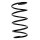 Suspension spring set front coil spring 353mm SPIDAN for BMW Z3 Roadster