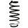 Fahrwerksfeder-Set hinten Schraubenfeder 370mm SPIDAN für LAND ROVER FREELANDER