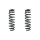 Fahrwerksfeder-Set hinten Schraubenfeder 328mm SPIDAN für BMW 3 Touring