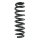 Suspension spring set rear coil spring 328mm SPIDAN for BMW 3 Touring