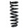 Suspension spring set front coil spring 345mm SPIDAN for KIA SORENTO I