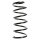 Suspension spring set front coil spring 338mm SPIDAN for SEAT CORDOBA 6K1