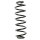 Fahrwerksfeder-Set hinten Schraubenfeder 350mm SPIDAN für VW GOLF IV