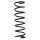Suspension spring set rear coil spring 340mm SPIDAN for MAZDA MX 5 II