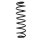 Fahrwerksfeder-Set hinten Schraubenfeder 388mm SPIDAN für AUDI Q2 (GAB)