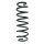 Fahrwerksfeder-Set hinten Schraubenfeder 331mm SPIDAN für HONDA CIVIC VIII