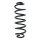 Fahrwerksfeder-Set hinten Schraubenfeder 339mm SPIDAN für AUDI Q5 (8RB)