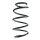 Fahrwerksfeder-Set vorne Schraubenfeder 306mm SPIDAN für OPEL ADAM (M13)