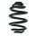 Fahrwerksfeder-Set hinten Schraubenfeder 238mm SPIDAN für BMW 3 Coupe
