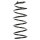Suspension spring set front coil spring 350mm SPIDAN for AUDI A3 8L1