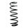 Suspension spring set rear coil spring 320mm SPIDAN for i20 II