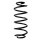 Fahrwerksfeder-Set hinten Schraubenfeder 307mm SPIDAN für FORD PUMA (J2K)