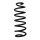 Suspension spring set rear coil spring 370mm SPIDAN for MAZDA CX 5 KF