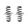 Fahrwerksfeder-Set hinten Schraubenfeder 328mm SPIDAN für VW TIGUAN (AD1)