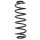 Fahrwerksfeder-Set hinten Schraubenfeder 315mm SPIDAN für SEAT IBIZA IV