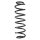 Fahrwerksfeder-Set hinten Schraubenfeder 335mm SPIDAN für VW POLO IV