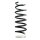 Fahrwerksfeder-Set vorne Schraubenfeder 321mm SPIDAN für DAIHATSU MATERIA (M4_)