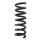 Fahrwerksfeder-Set hinten Schraubenfeder 298mm SPIDAN für MERCEDES C-KLASSE W204