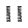 Fahrwerksfedern-Set vorne Schraubenfeder 393mm SPIDAN für u.a. JAGUAR XJ X300