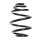 Fahrwerksfeder-Set hinten Schraubenfeder 214mm SPIDAN für OPEL CORSA C