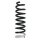 Fahrwerksfeder-Set hinten Schraubenfeder 328mm SPIDAN für PEUGEOT 508 SW