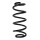 Suspension spring set front coil spring 313mm SPIDAN for AUDI A4 B6