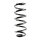 Suspension spring set front coil spring 338mm SPIDAN for AUDI Q5 FYB