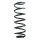 Suspension spring set rear coil spring 324mm SPIDAN for i20 ACTIVE