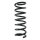 Fahrwerksfeder-Set hinten Schraubenfeder 380mm SPIDAN für FORD GALAXY II