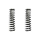 Suspension spring set Replacement Fit SPIDAN for MERCEDES E KLASSE Cabriolet