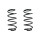 Suspension spring set Replacement Fit SPIDAN for OPEL VECTRA B