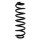 Fahrwerksfeder-Set hinten Schraubenfeder 357mm SPIDAN für AUDI A3 Cabriolet