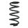 Suspension spring set rear coil spring 254mm SPIDAN for MINI MINI COUNTRYMAN