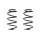 Fahrwerksfeder-Set vorne Schraubenfeder 274mm SPIDAN für AUDI TT (8J3)