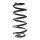 Suspension spring set front coil spring 269mm SPIDAN for AUDI TT Roadster
