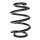 Suspension spring set rear coil spring 213mm SPIDAN for MERCEDES A CLASS W176