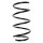 Suspension spring set front coil spring 333mm SPIDAN for BMW 5 E60