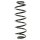 Fahrwerksfeder-Set hinten Schraubenfeder 344mm SPIDAN für PEUGEOT 307 (3A/C)