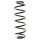 Suspension spring set rear coil spring 344mm SPIDAN for PEUGEOT 307 3A/C