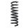 Fahrwerksfeder-Set hinten Schraubenfeder 314mm SPIDAN für MERCEDES C-KLASSE W203