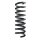 Suspension spring set rear coil spring 314mm SPIDAN for MERCEDES C KLASSE W203