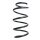 Fahrwerksfeder-Set vorne Schraubenfeder 313mm SPIDAN für OPEL CORSA E
