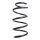Suspension spring set front coil spring 313mm SPIDAN for OPEL CORSA E
