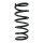 Suspension spring set rear coil spring 351mm SPIDAN for VOLVO XC60 I