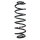 Fahrwerksfeder-Set hinten Schraubenfeder 364mm SPIDAN für VW GOLF V