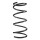 Suspension spring set front coil spring 319mm SPIDAN for NISSAN PIXO UA0