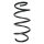 Suspension spring set front coil spring 314mm SPIDAN for ACCENT IV